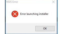 e助手安装时提示：Error launching installer
